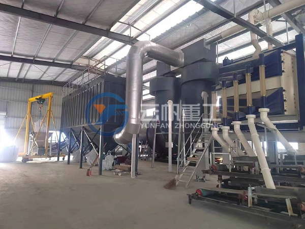 福建明溪玄武巖烘干生產(chǎn)線