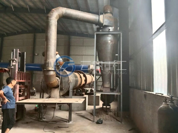 玄武巖煅燒烘干生產(chǎn)線