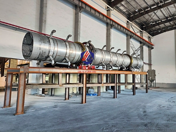 江蘇南通氟化鈣電磁烘干生產(chǎn)線